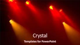  Presentation with stage - Cool new presentation theme with stage concert lights backdrop and a wine colored foreground