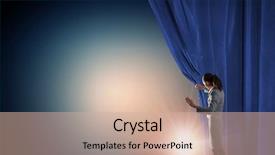  Presentation with curtain opening - Amazing PPT layouts having stage curtain to another reality backdrop and a  colored foreground