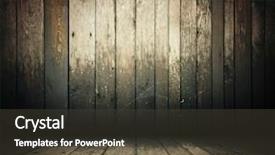  Presentation with room - Beautiful slides featuring stage design - vintage wooden room backdrop and a dark gray colored foreground