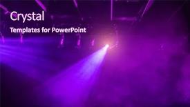  Presentation with spotlight - Slides with stage spotlight with laser rays background and a wine colored foreground