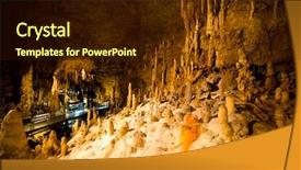  Presentation with hanuman at ramayana cave - Presentation theme consisting of staglagmites - stalactites in okinawa cave background and a wine colored foreground