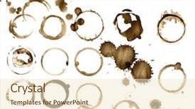  Presentation with debt collection - Colorful presentation enhanced with stained glass - grungy stains collection backdrop and a cream colored foreground