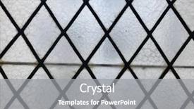  Presentation with lead metal - Slide set consisting of design gitter - frosted stained glass lead metal background and a gray colored foreground