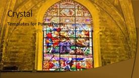  Presentation with stained glass - Cool new presentation with stained-glass window in la backdrop and a gold colored foreground