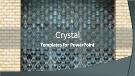  Presentation with stained glass - Presentation enhanced with stained glass window of an old factory background and a gray colored foreground