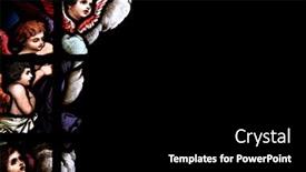  Presentation with stained glass - Amazing presentation having stained-glass-windows-at-cathedral backdrop and a black colored foreground