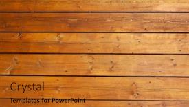  Presentation with water drops - Beautiful presentation theme featuring stained-wet-deck-wooden-boards backdrop and a gold colored foreground