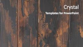  Presentation with old - Amazing presentation theme having staining - old wooden surface background scuffed backdrop and a tawny brown colored foreground