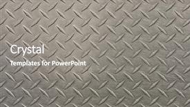  Presentation with diamond plate - Cool new presentation design with stainless diamond plate backdrop and a gray colored foreground