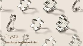  Presentation with christmas baking - Colorful presentation enhanced with stainless-steel-cookie-cutter-pattern backdrop and a lemonade colored foreground