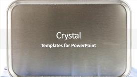  Presentation with stainless steel abstract - Colorful presentation enhanced with stainless steel stomatological tray medical backdrop and a gray colored foreground