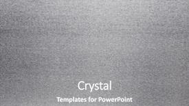  Presentation with stainless steel - Cool new PPT theme with stainless steel texture backdrop and a gray colored foreground
