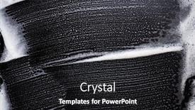  Presentation with foam - PPT layouts with stains-of-soapy-foam background and a black colored foreground