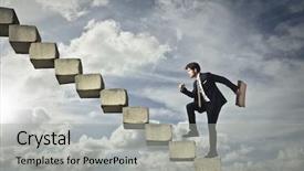  Presentation with f 15 fighter jet - Cool new presentation with stair case - true fighter backdrop and a  colored foreground