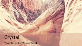  Presentation with grand canyon - Beautiful slide set featuring staircase escalante national park utah backdrop and a coral colored foreground