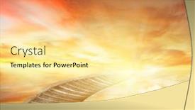  Presentation with stairs - Beautiful presentation featuring stairs-in-bright-sky-stairway backdrop and a blonde colored foreground