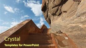  Presentation with sigiriya - Cool new slide set with young happy man driving car and speaking on mobile phone backdrop and a tawny brown colored foreground