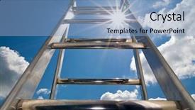  Presentation with stairway - Amazing presentation having stairway heaven - ladder to the sky backdrop and a light blue colored foreground