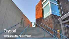  Presentation with stairway - Beautiful presentation featuring stairway to coummity center hdr backdrop and a  colored foreground