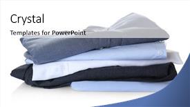  Presentation with dry cleaning - Theme enhanced with stake - clean clothes from dry-cleaning background and a  colored foreground