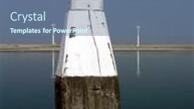  Presentation with windmills - Presentation consisting of stake-and-windmills-in-zeeland background and a ocean colored foreground