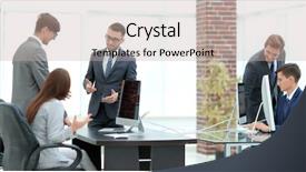  Presentation with managers - Presentation theme with stakeholders - creative managers team work new background and a mint green colored foreground