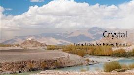  Presentation with ladakh - PPT layouts with leh ladakh jammu and kashmir background and a coral colored foreground