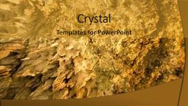  Presentation with cave - Audience pleasing presentation design consisting of stalactites in cave backdrop and a  colored foreground