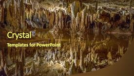  Presentation with virginia - Colorful slide deck enhanced with staglagmites - stalactites and stalagmites at luray backdrop and a tawny brown colored foreground