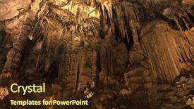  Presentation with caves - Cool new presentation theme with solarcell - solar energy panel over house backdrop and a lemonade colored foreground