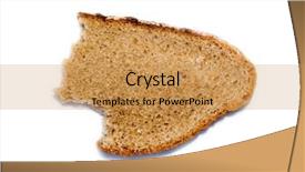  Presentation with bread - Slide deck consisting of stale bread background and a  colored foreground