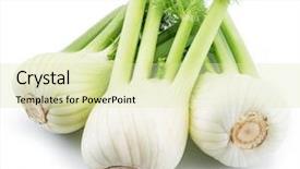  Presentation with brown sugar isolated on white - Amazing presentation theme having stalk - florence fennel bulbs isolated backdrop and a soft green colored foreground