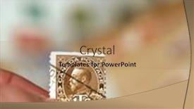 Presentation with ww1 - Cool new PPT theme with stamp-collector-holding-a-canadian backdrop and a coral colored foreground