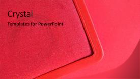  Presentation with ink - Slides with stamp pad filled with red background and a red colored foreground