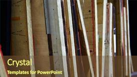  Presentation with factory machine - Audience pleasing PPT theme consisting of stamping manufacture - dye punching paper machine template backdrop and a tawny brown colored foreground