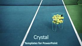  Presentation with surreal - Colorful presentation theme enhanced with stand intentionally shot in surreal backdrop and a ocean colored foreground