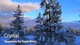  Presentation with pine trees - Slide set with stand-of-pine-trees-covered background and a ocean colored foreground