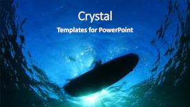  Presentation with board of director - PPT theme consisting of stand up paddle surf board background and a  colored foreground