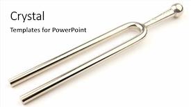  Presentation with fine tuning - Colorful theme enhanced with standardized tests - tuning fork backdrop and a white colored foreground