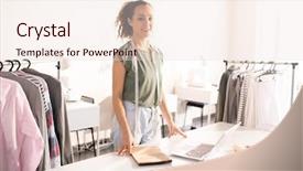  Presentation with psychosocial self esteem - Presentation consisting of standing by desk while working background and a lemonade colored foreground