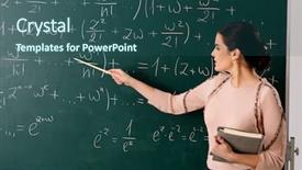  Presentation with elementary school career day and technology and black female teacher - Audience pleasing PPT layouts consisting of math presentation - female teacher standing in front backdrop and a ocean colored foreground