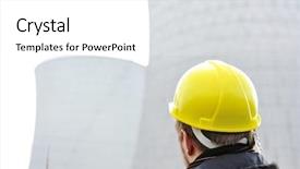  Presentation with nuclear power - Audience pleasing slide deck consisting of standing in front of nuclear backdrop and a white colored foreground