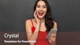  Presentation with asian carp - Presentation design with standing isolated over dark grey background and a tawny brown colored foreground