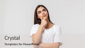  Presentation with behavior - Amazing theme having standing isolated over white background backdrop and a lemonade colored foreground