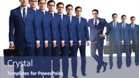  Presentation with crown - Colorful PPT layouts enhanced with standing-out-from-the-crown backdrop and a ocean colored foreground