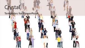  Presentation with culture - Theme having standing together office culture background and a lemonade colored foreground