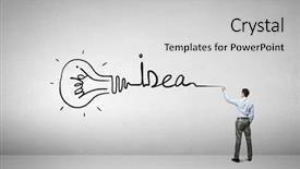  Presentation with permit - Slides having standing with back and writing background and a light gray colored foreground