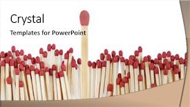  Presentation with crowd - Amazing presentation theme having rebellion - one match standing backdrop and a white colored foreground