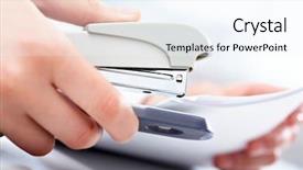  Presentation with destruction documents - Cool new slides with pills backdrop and a white colored foreground