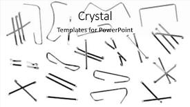  Presentation with needle - Theme with staple needle isolated on white background and a white colored foreground